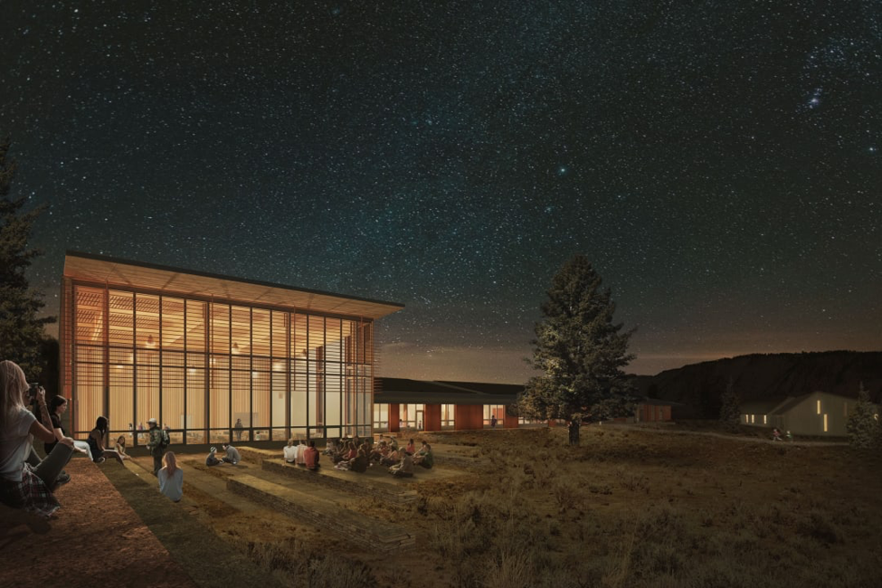 A rendering of the newly remodeled Youth Conservation Corps Campus at Yellowstone National Park.
