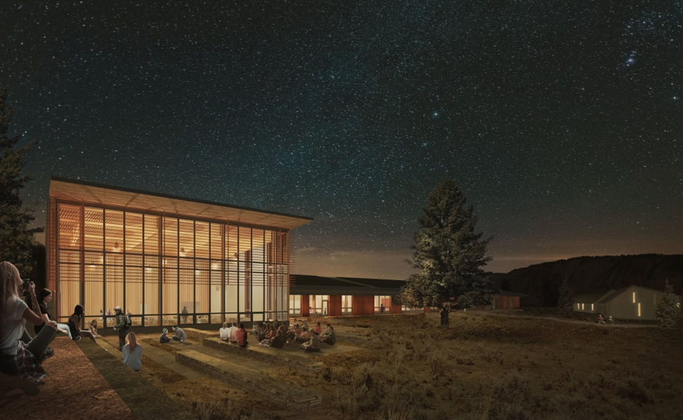 Rendering of the Youth Campus at Yellowstone pursuing LBC Certification.